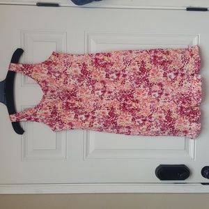 Pink floral dress